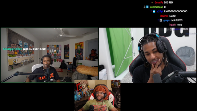 BruceDropEmOff says the hard r live on stream