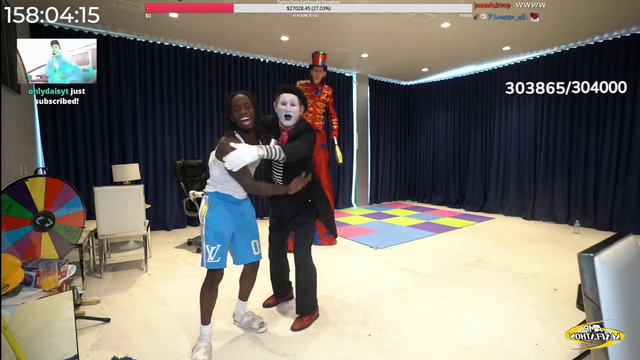 Kai cenat gets assaulted live
