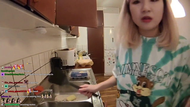 Hachu's cooking stream is going as expected