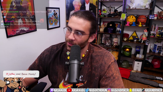 Hasan gets mad at chat over gambling