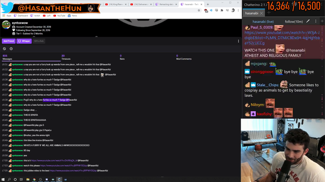 Hasan tests if he's attracted to furries