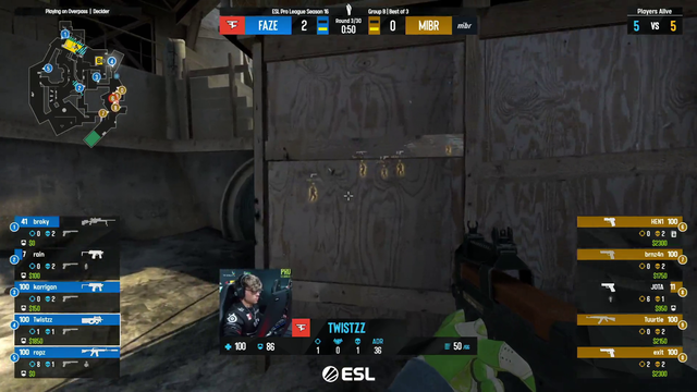 Caster gives his sales pitch for the P90