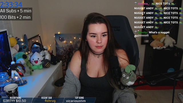 Nugget girl strikes again
