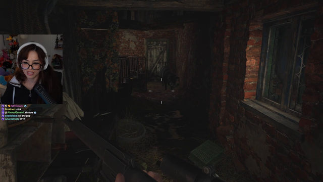 Valkyrae's worries get immediately justified in Resident Evil 8