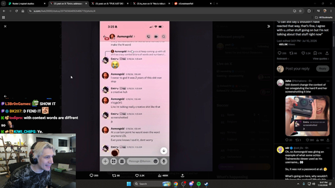 xQc's take on the Asmon leaked convo "I don't think what Asmon said was bad at all in this context it makes absolute sense"