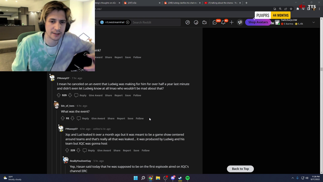 xQc admits it
