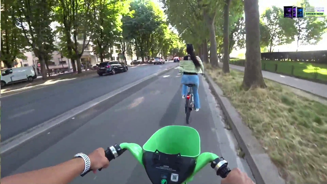 Even on a bike, in a different continent nmp still manages to be overtaken by everyone on the road