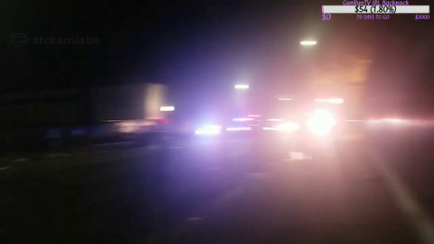 LA Streamer shot at with beanbag rounds from the LAPD