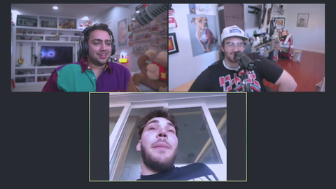 h3h3 presses Adin and Train on gambling, Adin replies "it's not black and white"