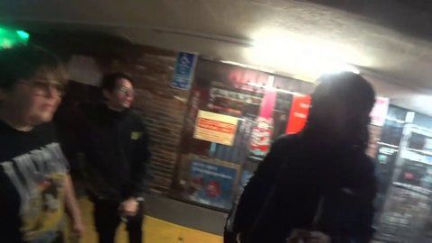 Man threatens to rob andy milonakis and dankquan saves the day