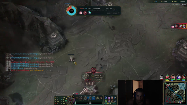 Tyler shows his gratitude to Ludwig for the dono