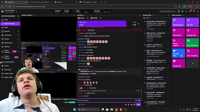 Jynxzi accidently leaked his Twitch revenue on stream. Making over $450,000 this month