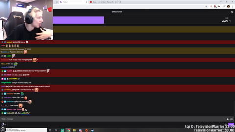 xQc speedruns reacting