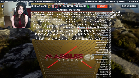 Anitas stalker shows up in chat.