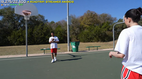 Nick got COOKED by Nora in 1v1 Basketball