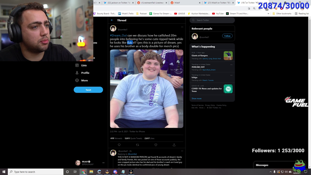 Mizkif On Dream's Face Leak