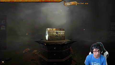 Vermintide Streamer getting excited about loot