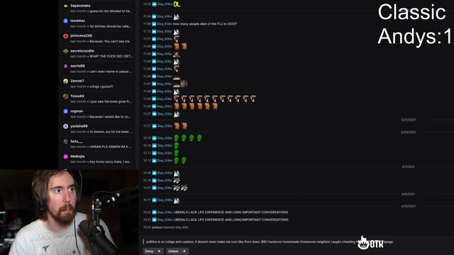 Asmongold Exposes Secret Politics Andy