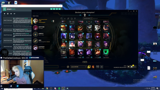 Summit called mitch and made him give twitch another try