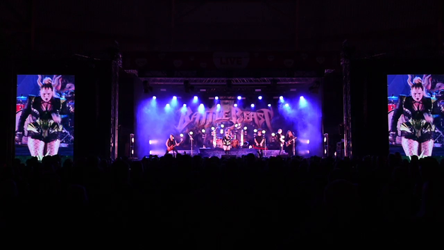 Finnish metal band performing live on Twitch