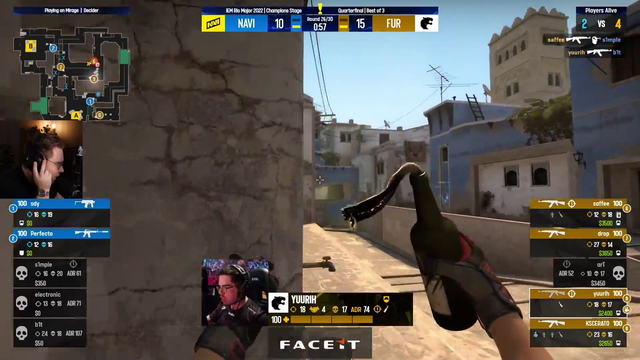 Final moments of NAVI vs FURIA