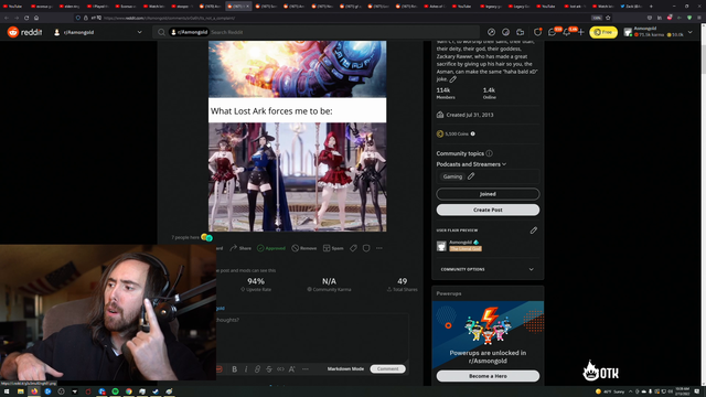 Asmon on guys that play girl characters