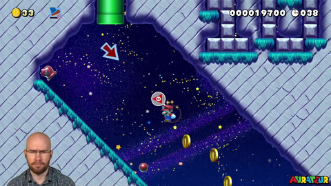 Aura beats a Mario Maker level that has remained unbeaten for four years