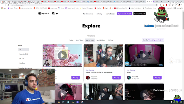 Miz Finds Out The NFT Clip Site Is Also Selling Reckful's Clips