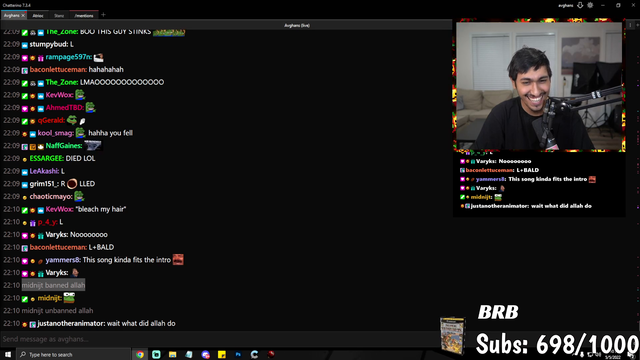 Streamer Bans Allah