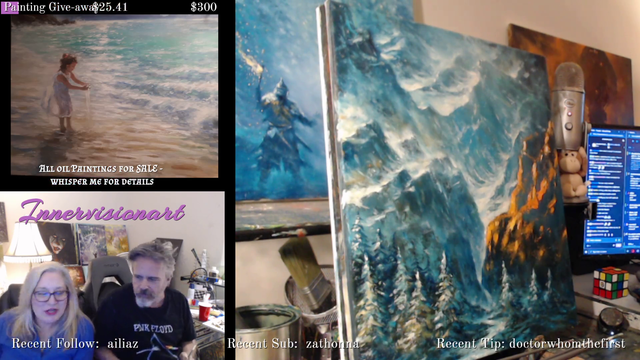 63 yr old painter finnaly goes mad
