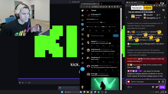 xQc states no one at Twitch is upset for him doing a deal with Kick