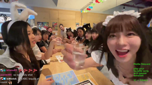 just normal collab stream in Japan
