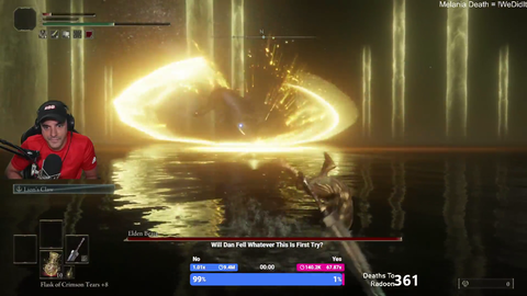 After beating Malenia in 2999 attempts, streamer discovers final boss has a phase two after 361 tries