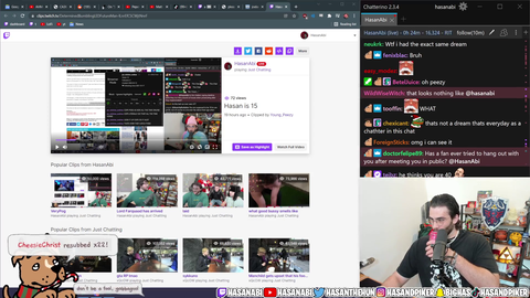 Hasan's chatter ask why Pokimane is blackfacing