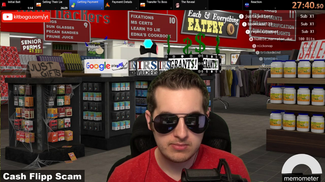 [[Kitboga]] New "Cash Flip Scammer" has a cock in the office