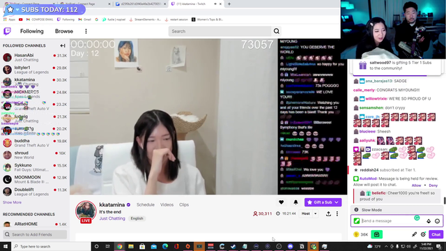 Fuslie really proud moment
