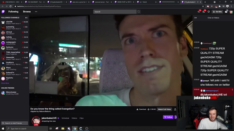 Jake finds Reckful in chat in a 3 year old vod of him Pokimane & Lilypichu in Japan