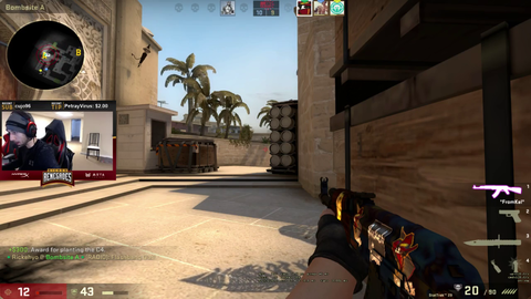 Streamer self busts from aimlock?