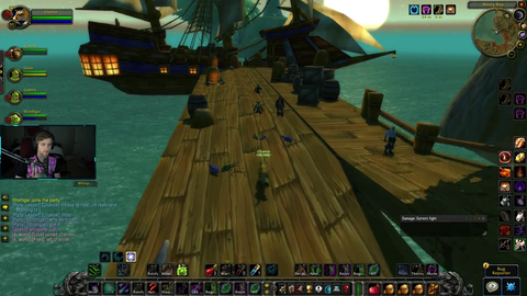 Soda about to miss his boat in Booty Bay