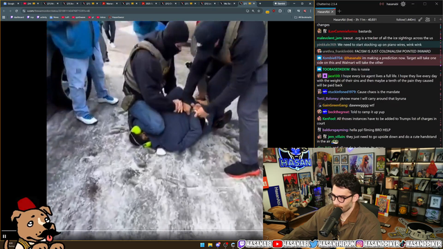 Hasan thinks Asmongold is advocating for more state violence