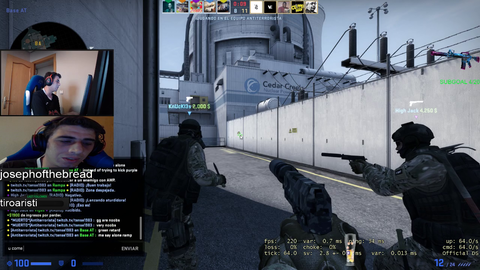 Spanish streamer emotional over cs matchmaking
