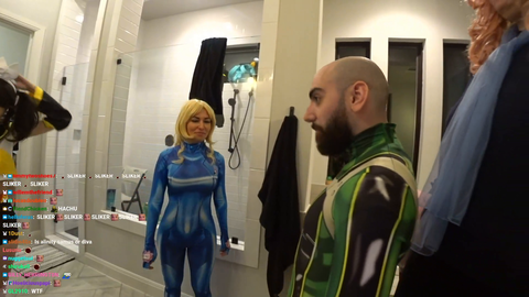 Sliker and Alinity model walk Cosplay