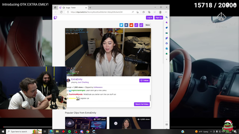 ExtraEmily attempts to lie about why she can't stream