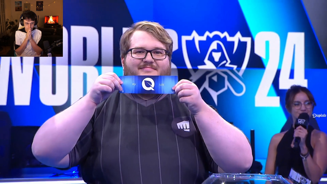 Caedrel reacts to the worlds draw
