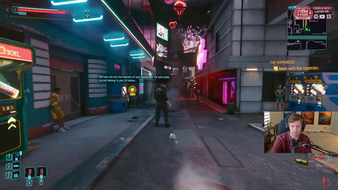 Sodapoppin finds Cohh Carnage in Cyberpunk