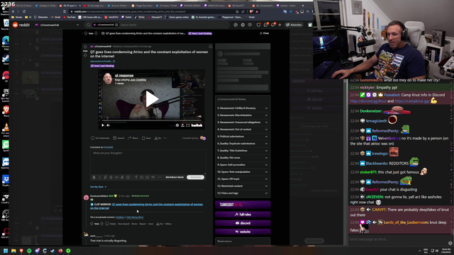 Knut explains the reaction of his chat