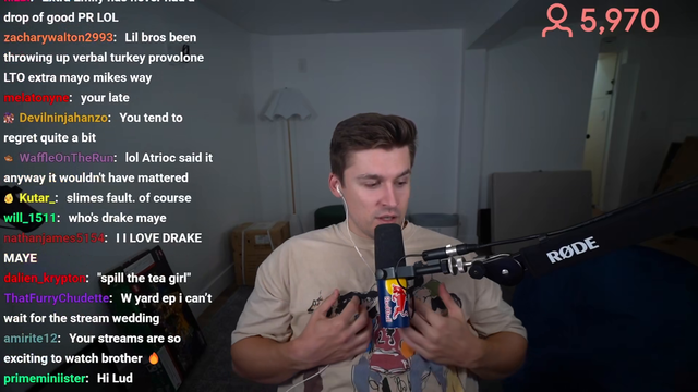 Ludwig apologizes for namedropping streamers arriving late to wedding and begins to DMCA clips of him doing so