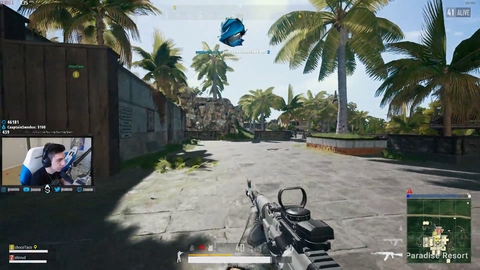 Shroud bumped into multiple mirriors of himself w/friends