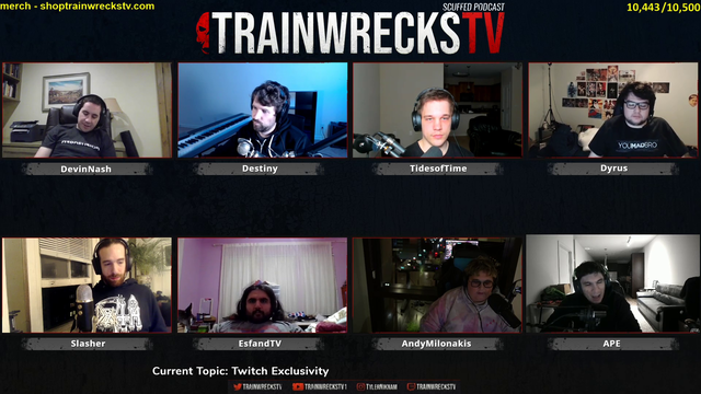 Andy Milonakis suddenly realizes something about Trains Scuffed Podcast