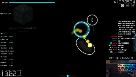 Mrekk, 15 years old, overtakes WhiteCat as the best osu! player in the world